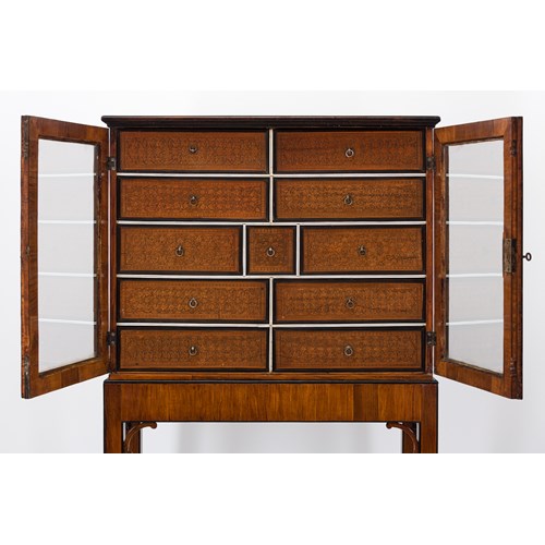 An Indian Cabinet with Later Georgian additions